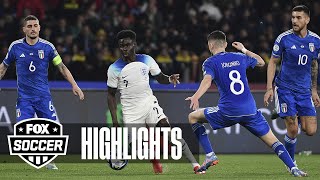 Italy vs England Highlights  UEFA European Qualifiers [upl. by Lenneuq695]