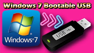 How To Create Windows 7 Bootable USB Flash Drive  Windows 7 USB Installer stepbystep guide [upl. by Zanlog]