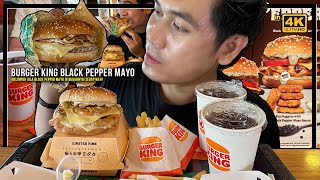 NEW BURGER KING BLACK PEPPER MAYO yang ini barulah sama dengan iklan sedap [upl. by Anwahs]