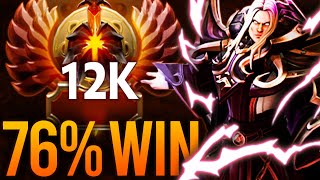 76 WIN RATE IN 17 MATCHES  EPIC 12K MMR XNE INVOKER  Dota 2 Invoker [upl. by Sarena]