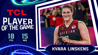 Kyara Linskens 18 PTS  TCL Player Of The Game  ESP vs BEL  FIBA EuroBasketWomen 2023 [upl. by Annil547]