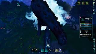 ARK Ascended Carcharodontosaurus vs Titanosaur Offcial Server PVE [upl. by Hayott]