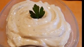 Mayonnaise sauce Algérienne pour vos sandwichs مايونيز المكسور والصلصة الجزائرية [upl. by Atteuqnas238]