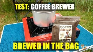 Test of Coffee Brewer  Brewed in the Bag [upl. by Rodablas]