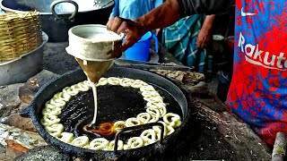 How To Make Bengali Sweet Jilabi  Bangladeshi Street Food [upl. by Octavian]