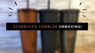 Starbucks Tumbler Unboxing [upl. by Illac]