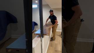 Live edge walnut countertop install 🤙 shorts woodworking columbusohio asmr diy [upl. by Donall]