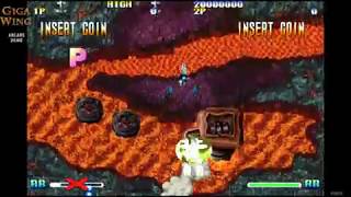 Giga Wing  attract mode auto demo  arcade shoot em up 1999 [upl. by Daisey52]