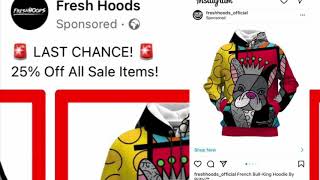 Fresh Hoods Review  French BullKing Hoodie By Britto™ New [upl. by Wandy]