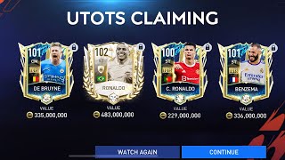 THIS IS THE BEST PACK OPENING EVER IN FIFA MOBILE 22  UTOTS PACK OPENING [upl. by Geneva]