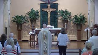 Catholic Mass at St Mary Star of the Sea in Narragansett RI Pastor Rev Robert Forcier [upl. by Ahsircal552]