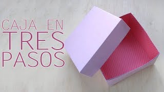 Caja de cartón en tres pasos │Candy Bu [upl. by Nirrej]