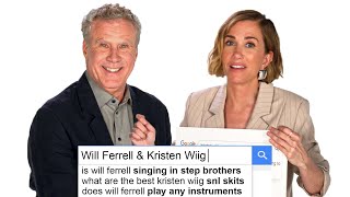 Will Ferrell amp Kristen Wiig Answer The Webs Most Searched Questions  WIRED [upl. by Alleon]