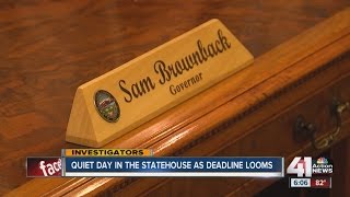 Quiet day in KS statehouse as deadline looms [upl. by Rebekah]