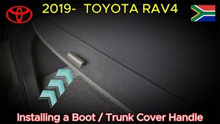 2019 up Toyota Rav 4 Tonneau cover handle installation  DIY 3D Printed [upl. by Leunamme]