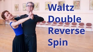 Waltz Intermediate Routine with Fallaway and Double Reverse Spin [upl. by Aldridge]