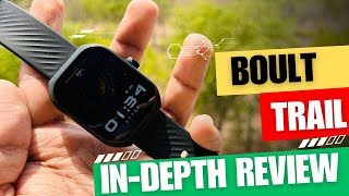 ⚡Boult Trail ⚡ Curved display Smartwatch  Boult Trail Review  Boult Trail unboxing  Techpoke [upl. by Snow]