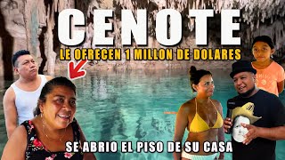 Descubren CENOTE en Casa y Extranjeros le ofrecen 1 Millon de DOLARES [upl. by Nnylyma431]