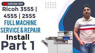 Ricoh 3555 full machine service repair part 1hamidalamgir5378 ricoh printing xerox photocopy [upl. by Labaw]