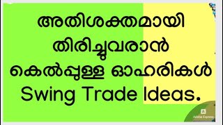 ഇനിയും താഴാനില്ല അതിശക്തമായി തിരിച്ചുവരാൻ കെൽപ്പുള്ള ഓഹരികൾSwing IdeasMS [upl. by Stavro]