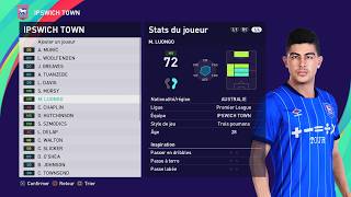 PES 2021 IPSWICH TOWN players  season 20242025 [upl. by Zurkow]