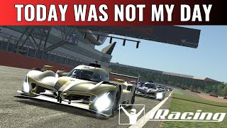 iRacing  Disaster Strikes  IMSA GTP  Silverstone [upl. by Beitris455]