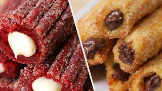 Churro Recipes All Dessert Lovers Will Enjoy • Tasty [upl. by Sperry]