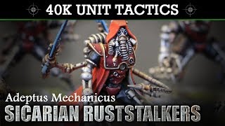 Adeptus Mechanicus SICARIAN RUSTSTALKERS Tactics amp Unit Showcase 8th Edition [upl. by Elaweda874]