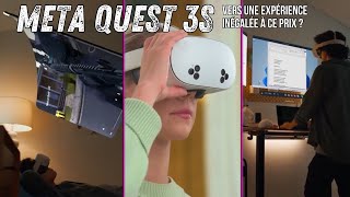 Meta Quest 3S  tout savoir sur le nouveau caque VRMR  le meilleur rapport qualitéprix [upl. by Rennug5]