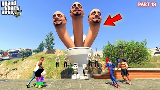 Multiverse Can Camera Man Army Save Shinchan Chop Skibidi Toilet In GTA5 18 [upl. by Azeel]