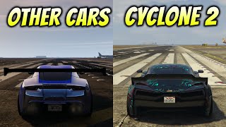 Cyclone II VS Fast Cars in GTA 5 Online  Drag Race [upl. by Fair921]