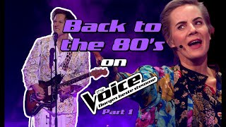 Taking you BACK TO THE 80s on The Voice Norway  seasons 69  Compilation [upl. by Annaitsirhc]