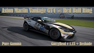 Aston Martin Vantage GT4  Red Bull Ring GaryReal  Reshade [upl. by Yecnuahc]