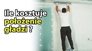 Ile kosztuje położenie gładzi  Cena za metr kwadratowy położenia gładzi 2023 [upl. by Imit]