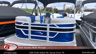 2024 Bennington 188 SL Pontoon Boat F amp S Yamaha Hanover PA [upl. by Neliac]