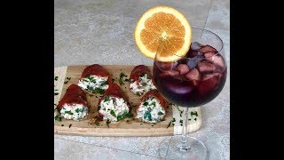 How to Make Red Sangria  Spanish Tuna Stuffed Piquillo Peppers [upl. by Ahsilad357]