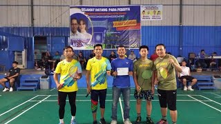 Turnamen Badminton AsLi TerdePAN GOR Nato Sagulung  Safari  Sodri dewanbatam [upl. by Itra]