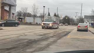 Cuyahoga Falls Fire Department Squad 41 Responding [upl. by Arrec882]