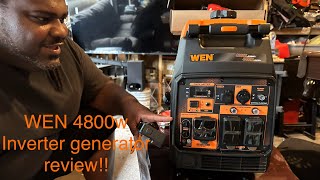 WEN 4800w inverter generator review [upl. by Os]