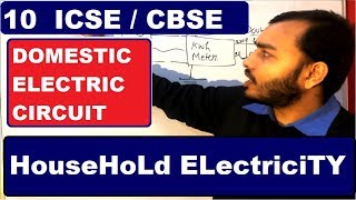 HoUseHoLd Electricity  Domestic Electric Circuit  Ring System etc Class 10 ICSE CBSE [upl. by Cecilla634]