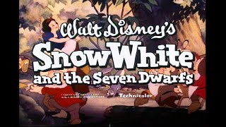 Snow White And The Seven Dwarfs Far Into the Forest 1937 VHS Capture [upl. by Annoid]