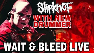 SlipknotWait and Bleed With New Drummer Eloy Casagrande First Show Reaction slipknot [upl. by Dyann143]