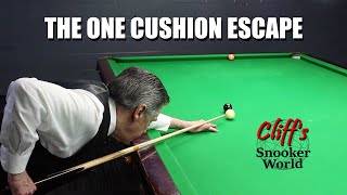 How to Play a One Cushion Snooker [upl. by Joellen]