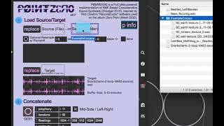 PointZero an Introduction to NMFInspired Audio Mosaicing in Max [upl. by Anaujat]