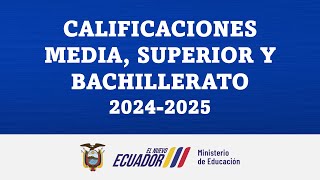 CALIFICACIONES PARA MEDIA SUPERIOR Y BACHILLERATO 20242025 [upl. by Lemraj]