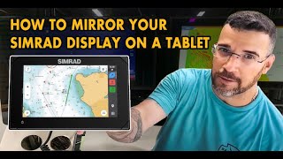 How to Mirror Your Simrad Display on a Tablet [upl. by Maynord]