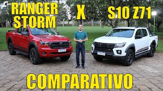 Ford Ranger Storm x Chevrolet S10 Z71  Comparativo Completo [upl. by Jodie]