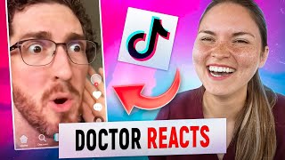 Doctor Reacts to HILARIOUS TikToks by Dr Glaucomflecken Internal Medicine [upl. by Learsi]