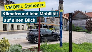 VMOBIL Stationen  Die Mobilitätsdrehscheiben in Vorarlberg [upl. by Ellerd]