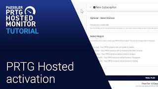 PRTG Tutorial  PRTG Hosted Activation [upl. by Brewer834]
